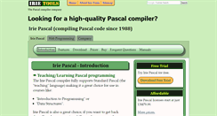 Desktop Screenshot of irietools.com